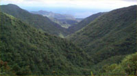 cross island mountain hiking trail view