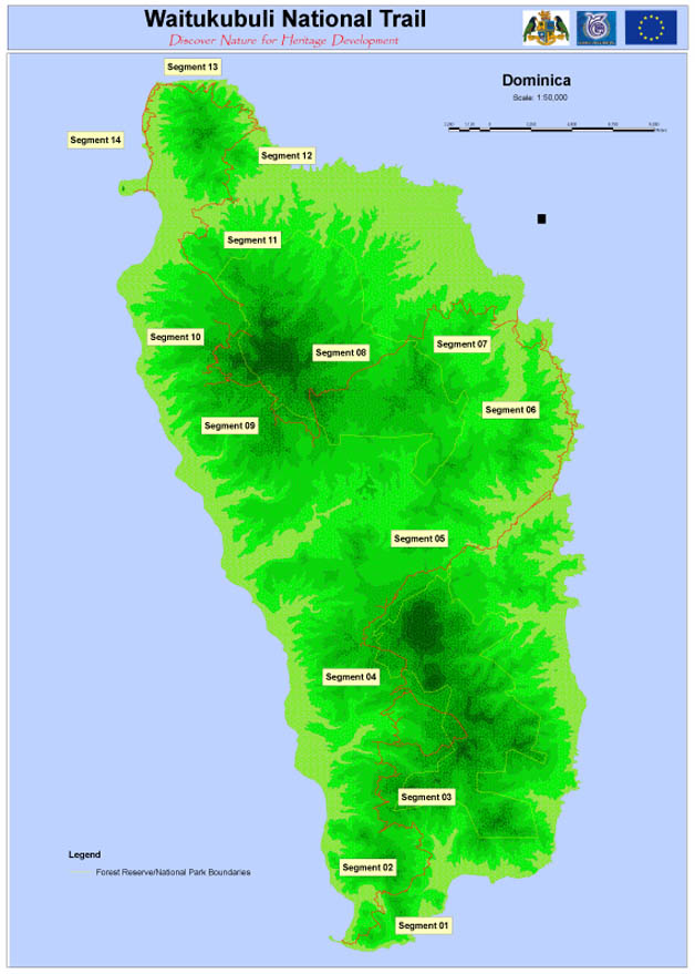 waitukubuli national trail route dominica
